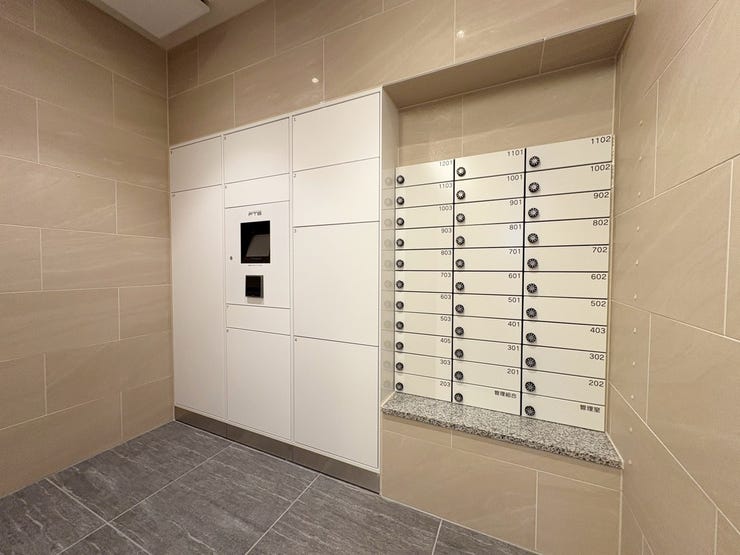 宅配ボックス、メールコーナー