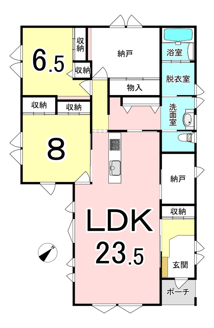 detached 北海道登別市富岸町２丁目4-12