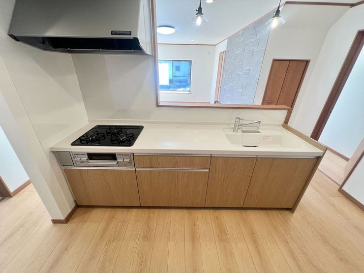 最近人気の都市ガスコンロを採用しております♪