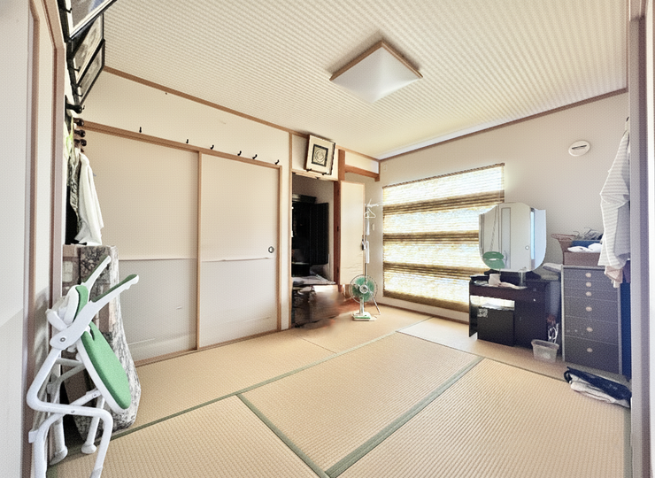 ■□■憩いと多用途の万能空間■□■ゲストをもてなし、昼寝や家事にも使える、畳のぬくもりが心地よい多目的スペース。※CGで一部加工しています。