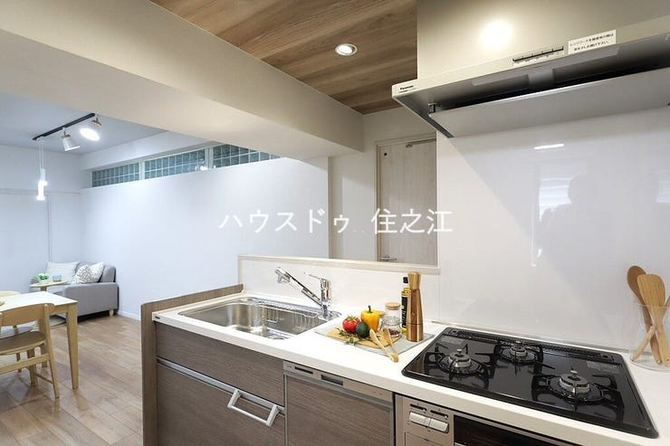 後片付けもラクラクな食洗機付です。忙しいママをサポート