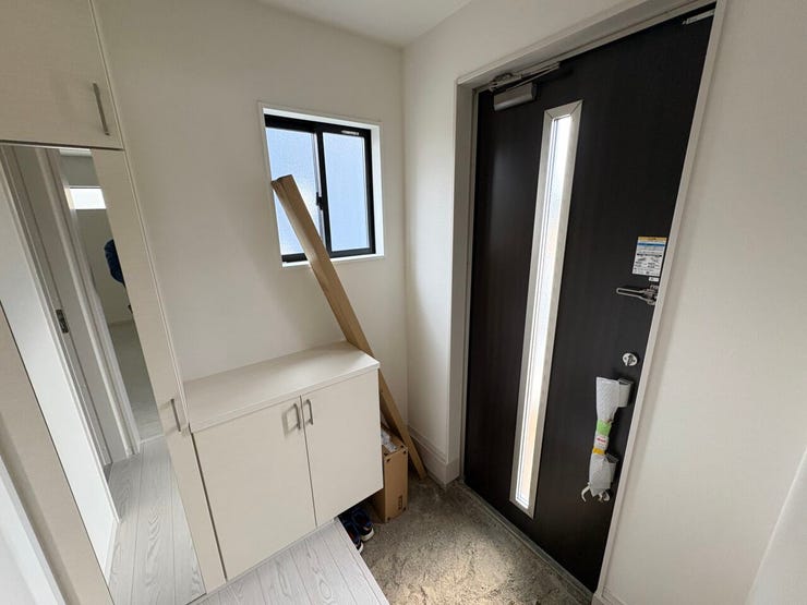 シューズボックス付の玄関♪
玄関がスッキリとお使いいただけます♪