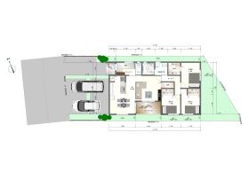 【間取り図】
～開放感あふれる19.6帖のLDKと、四季を感じるウッドデッキのある暮らし～
機能美を追求した25坪の平屋スタイルをご提案します 。 階段のないフラットな動線は、あらゆる世代に優しいですね。