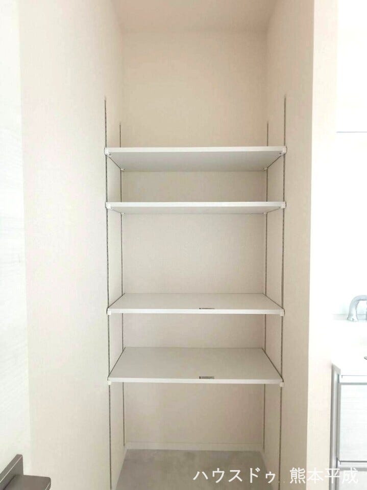 物を出し入れしやすい、使いやすい収納スペースです