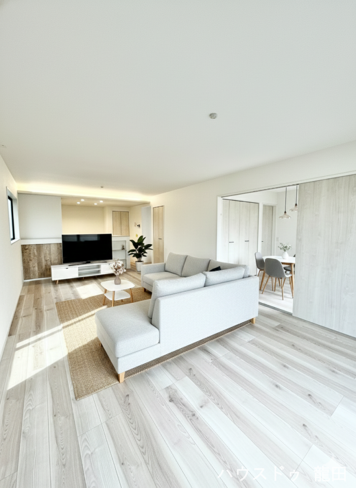 【リビング】
■□■リビング■□■
リビングダイニング20.2帖
※家具を入れたイメージ写真です