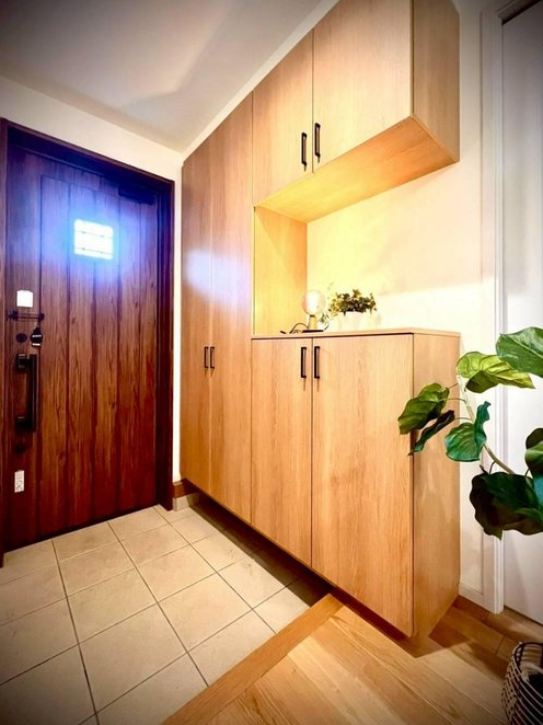 大容量の玄関収納