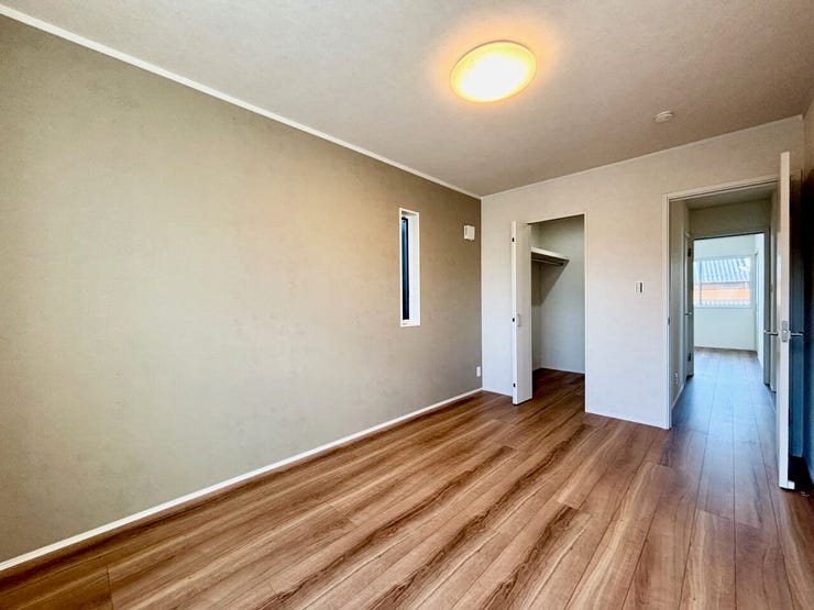 ウォークインクローゼット付きで家族が増えてもお部屋がすっきりと片付きます!