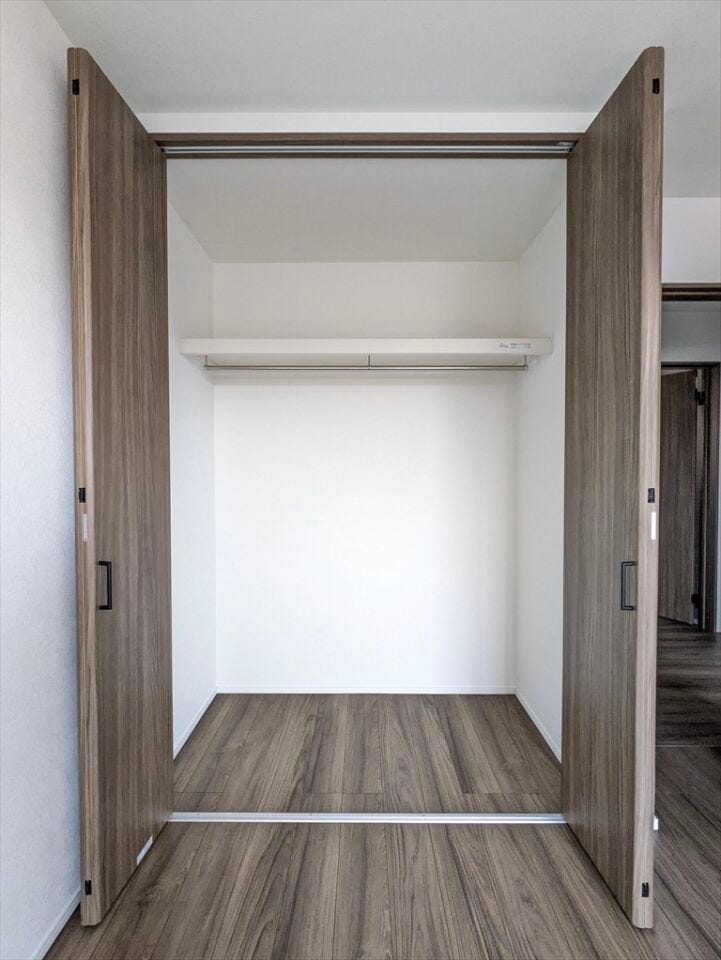 全居室収納あり!
荷物が多くても困りません。