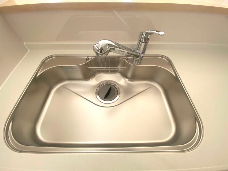 浄水機能付きのキッチン水栓でお水の仕様も安心です!