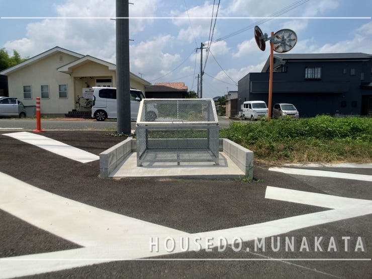 区画内のゴミステーション