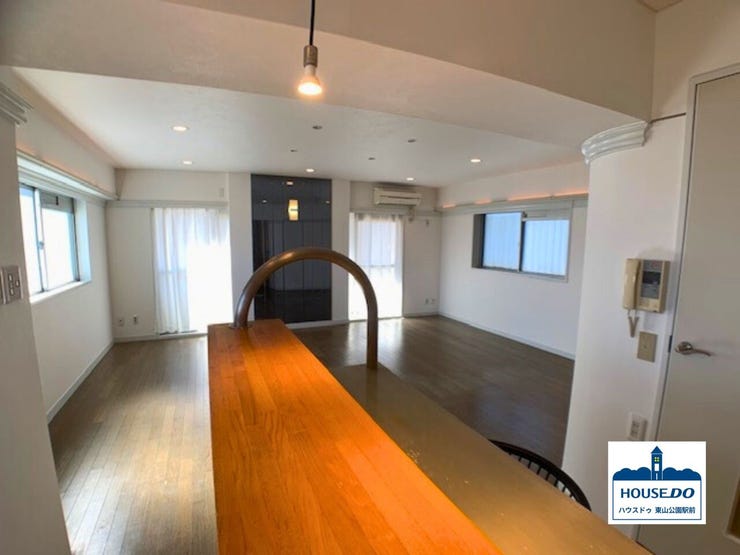 カウンターの作りは、配膳用になっています。
*現在賃貸中(入居前の画像になります)