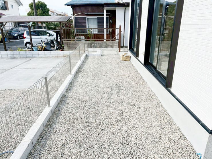 日当たりの良い南向きのお庭♪