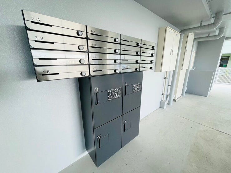 共有部分:ポストスペース・宅配ボックス付き