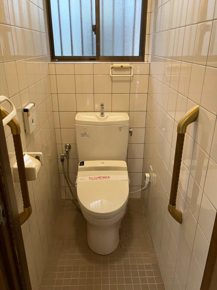 手すりがあるので安心です。