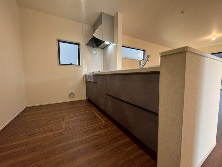 リビングと一体化したキッチン