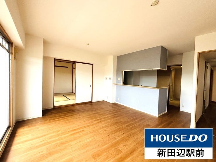 家族の集まるリビングに階段のある間取りです。自然と家族のコミュニケーションも広がります。