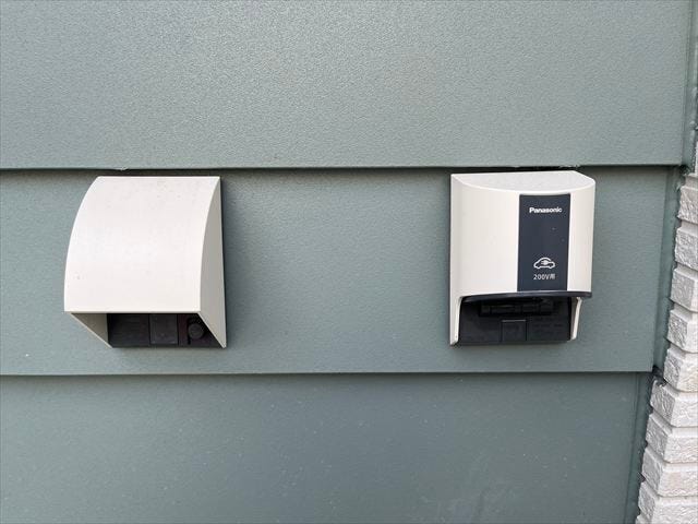 ◆EV電源◆電気自動車や電気自転車などの充電も、屋外コンセントがあるので困りません。