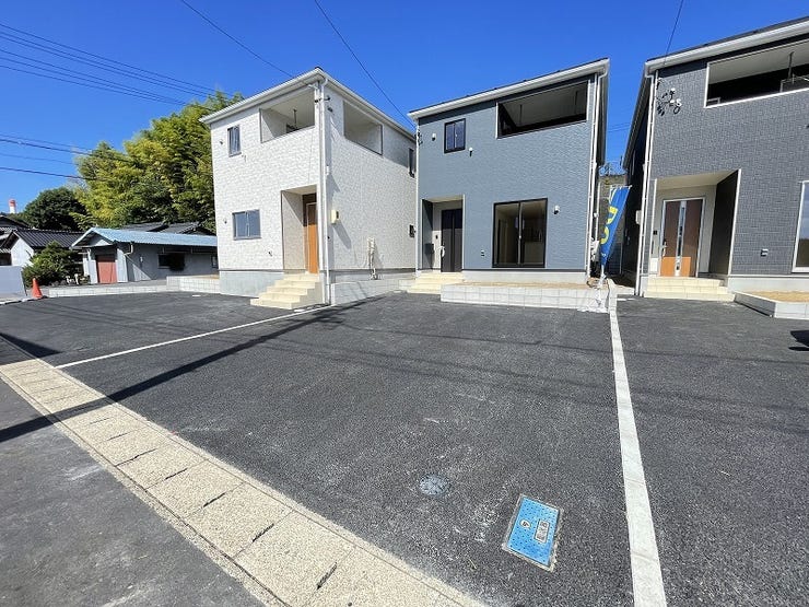 ゆとりある駐車場♪