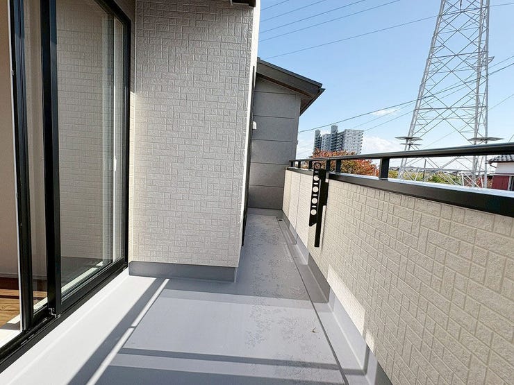 日当たりの良いバルコニー(*^^*)