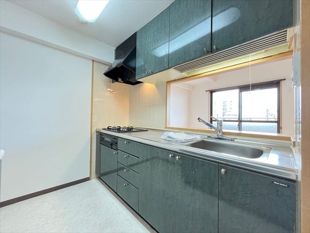 機能的なワークスペースを実現した対面式キッチン。収納スペースもしっかりあります。お料理の段取りもよくなりますね。
(2025年9月4日撮影)