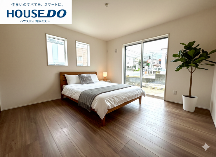 【プライベートルームの過ごし方】ベッドや机などの家具を置いてもゆとりある広さ。何にも邪魔されたくない一番のプライベート。*CGによるイメージのため、家具・調度品等は販売価格に含まれません。