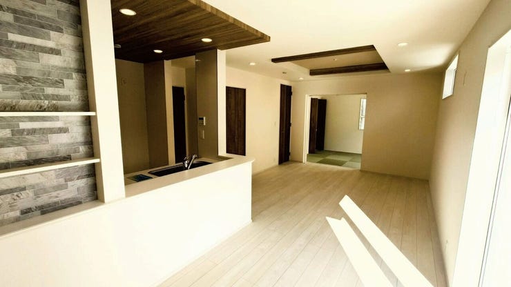 開放感をプラスした折上天井♪