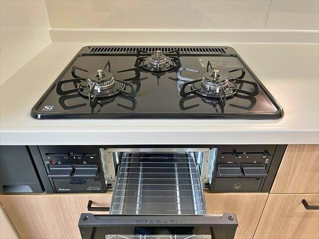 三口コンロ&グリル
(2026年1月29日 撮影)