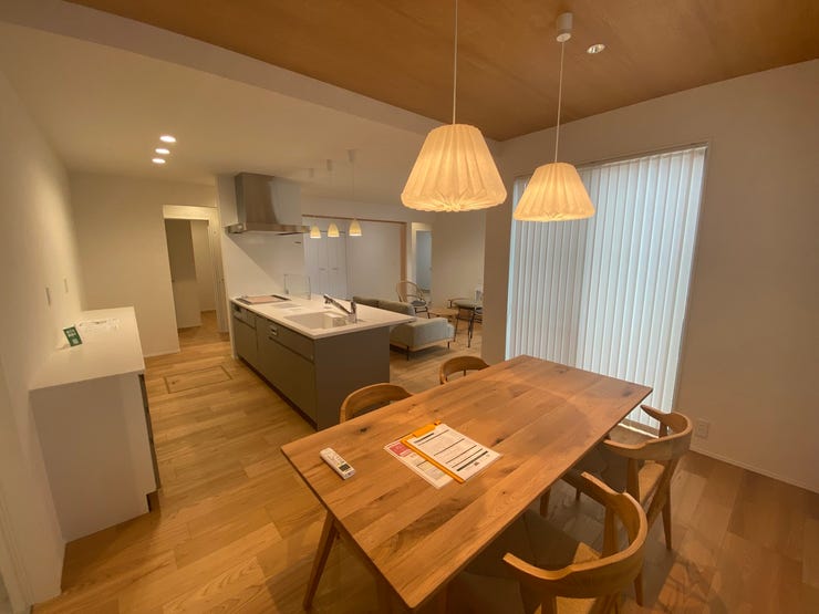 LDKはリビング、ダイニング、キッチンが自然に分かれているので生活にメリハリがつきそうです♪