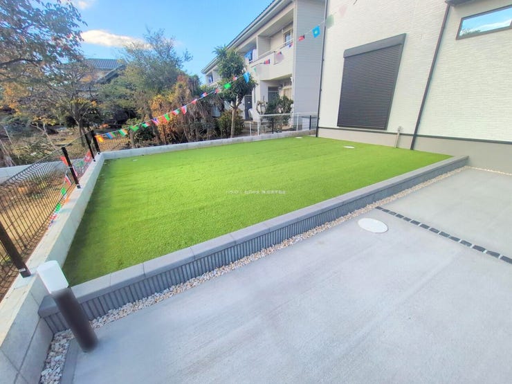 ◎庭スペース:2号棟(11/19撮影)