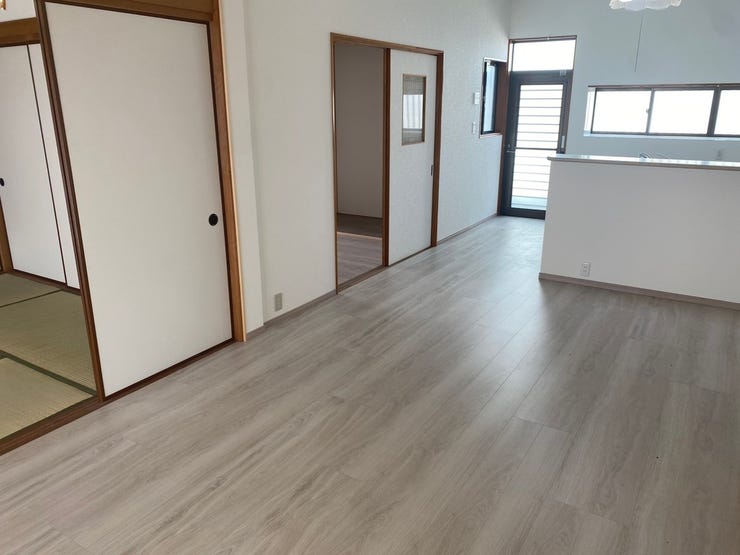 対面キッチンのリビング!