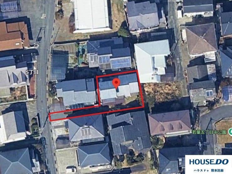 旗竿の土地になります