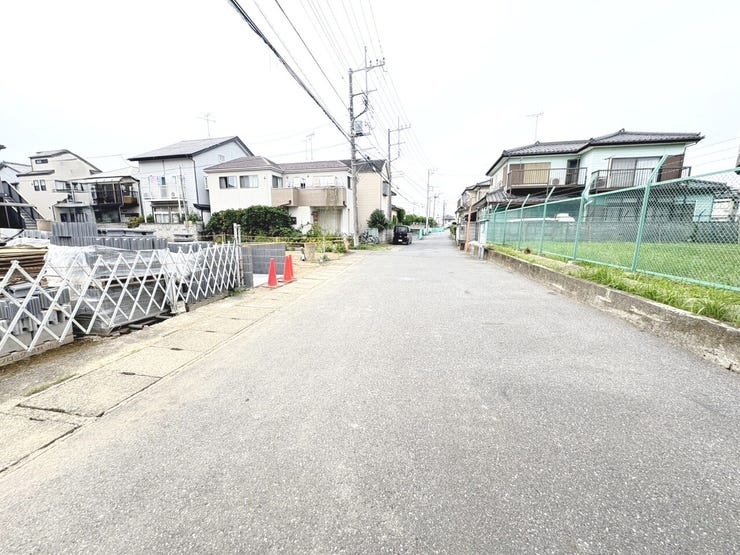 ◎前面道路:北東側(10/3撮影)