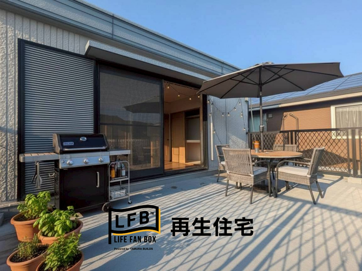 【バルコニー】
広々バルコニーでゆったりした時間を過ごせます♪
※画像はリフォーム完成後のイメージです。現況優先とします。