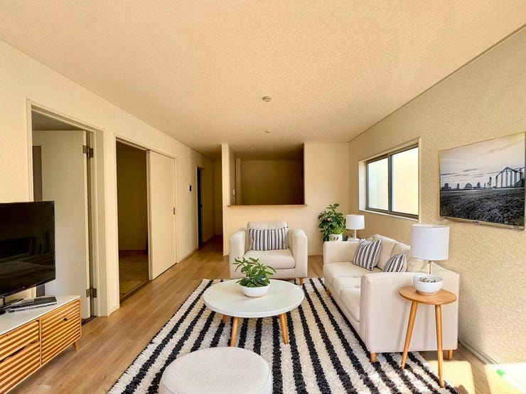 【Living】家族全員がくつろげる快適な空間。家族との時間を大切にできます。※家具CG