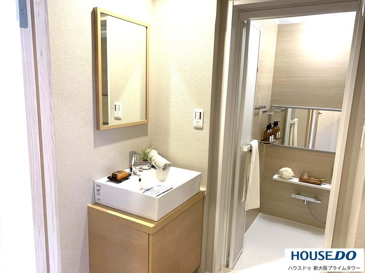 清潔感溢れる洗面所♪