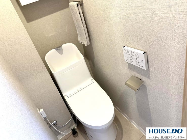 清潔感溢れるトイレは落ち着いたカラーでコーディネートされています♪