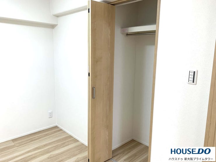 各洋室に大容量のクローゼットが付いています♪