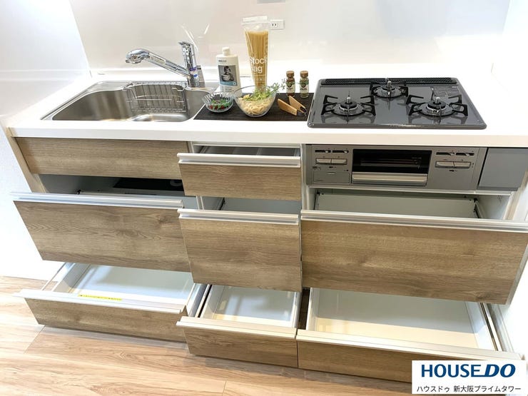 大容量の引き出し収納付き♪