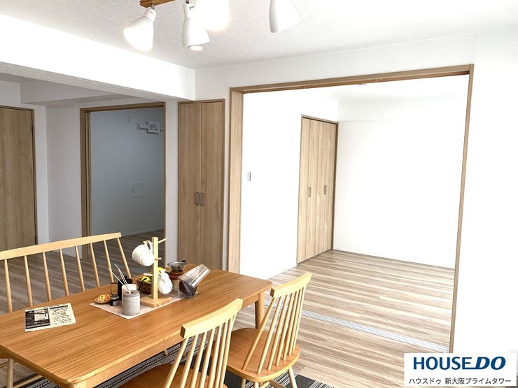 リビングインの洋室の扉を開放することも出来ます♪