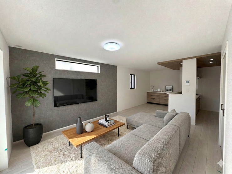 【Living】こちらの画像はAIによる家具イメージです。お部屋の雰囲気を感じてみてください♪