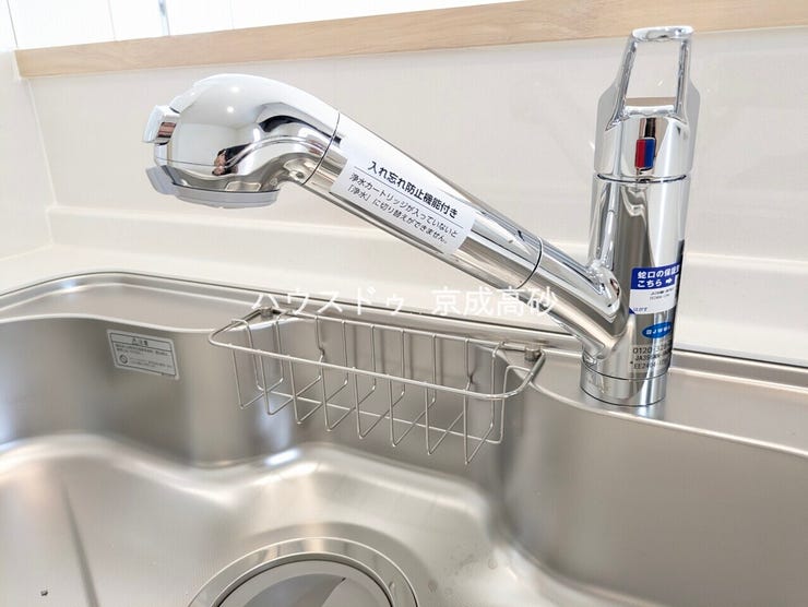 浄水器一体型水栓です。