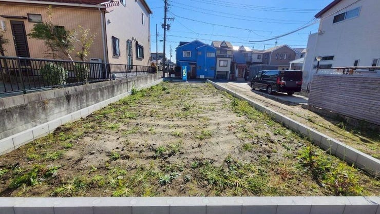 ◆1号地(北側から撮影)
◆間口7m、陽当たり良好
