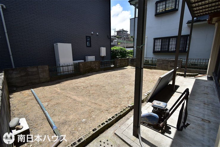 春山町 中古戸建 【庭】南面にある庭です！家庭菜園やバーベキューなど色々と利用できる広さがあります♪