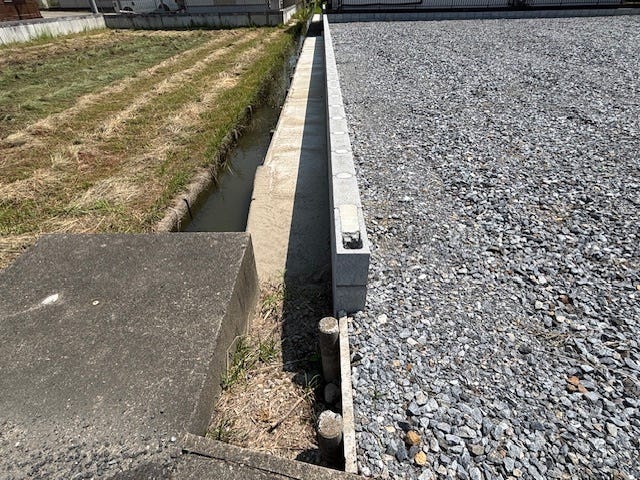 北側の境界です。