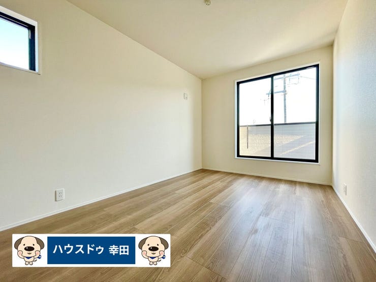 2階:6.75帖洋室
2面採光で日当たり・通風良好です!