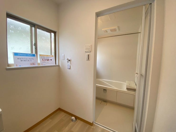 毎日のお洗濯が気持ちよくなる清潔空間。