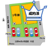 普通車が2台駐車できます