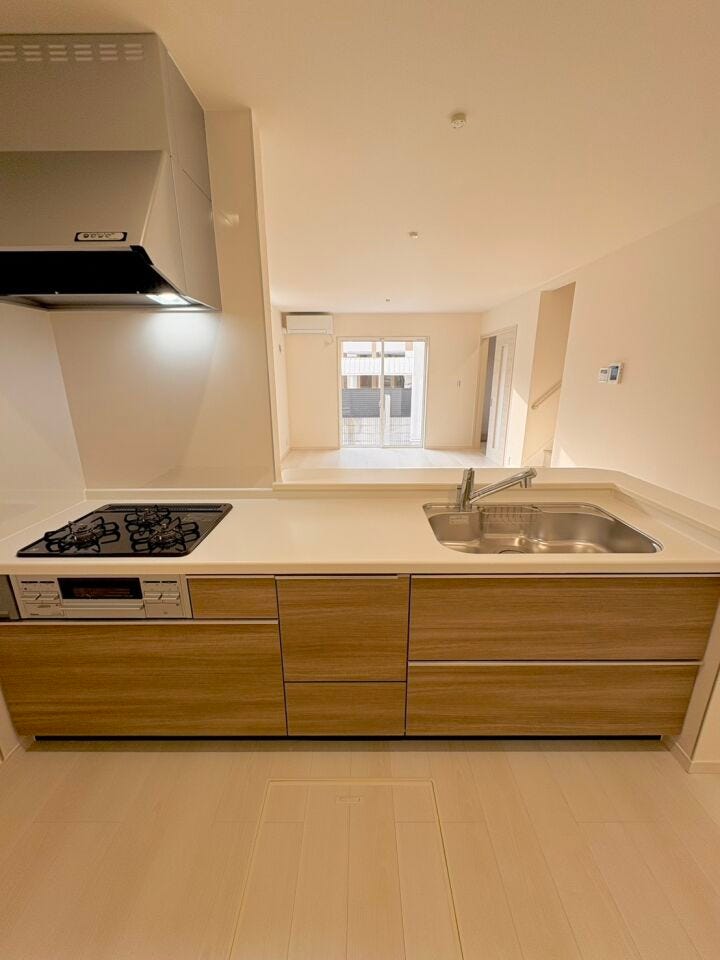 開放感もあり、心地よく料理ができそう♪