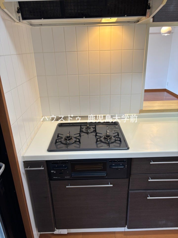 3口コンロ完備