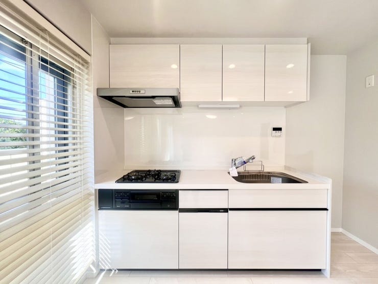 食器洗浄乾燥機を標準装備した使い勝手の良いシステムキッチン。家事の時短に役立ち、毎日の生活がぐっと快適になります♪